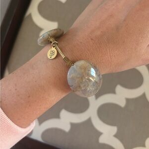 Bourbon & Bowties Gray Oval Bracelet